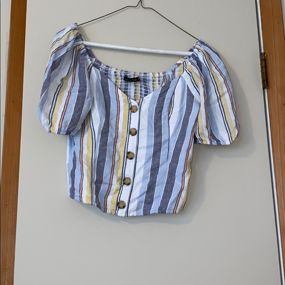 Abercrombie and Fitch stripe shirt